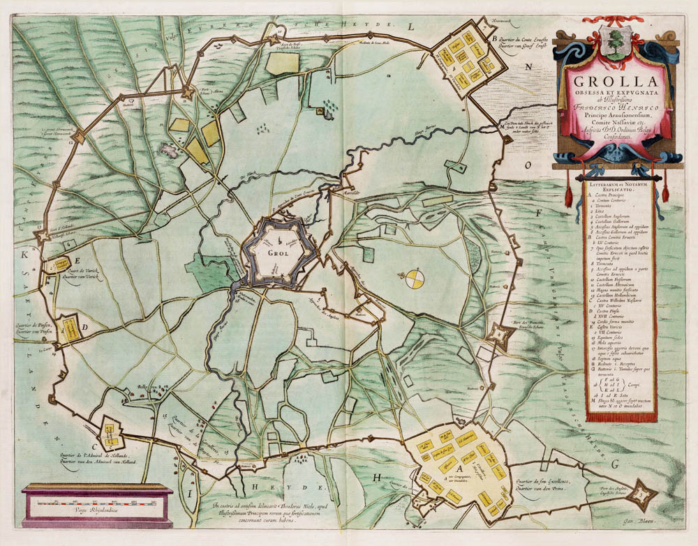 Groenlo 1649 Blaeu belegering 1627